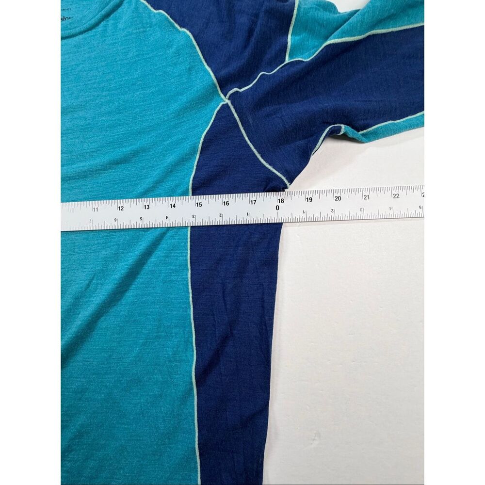 Stoic Merino Wool Base Layer Top Women’s Size Large Blue Long Sleeve Thumbholes - Picture 7 of 10